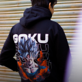 Goku From Dragon Ball Digital Printed Pullover Hoodie For Men. 