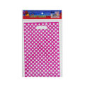 DARK PINK POLKA DOT THEME GOODY BAGS ( PACK OF 10 GOODY BAGS ). 