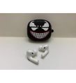 Venom Air pods_PRO Case/Cover with ring / Silicone Case for Airpods_Pro / Clear, Soft & Flexible / Protective Case Cover with Keychain Shock / TPU Reinforced Corners / Superior shock absorbing design. 