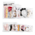 5-10pcs PVC White Frosted Plastic Jewelry Zip Lock Bags Thick Clear Earrings Packaging Storage Bags. 