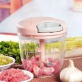Manual Food Chopper Machine 3 Blades for Meat & Vegetables -speedy chopper manual hand push - Hand-Pull String Chopper, Large & Small Anex, Westpoint, Kenwood Chopper, Mini Vegetable Cutter for Kitchen, Multipurpose Manual Chopper. 