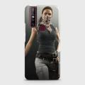 vivo V15 Cover Pubg Female character Fancy Look Hard Cover- Design 8 Case. 