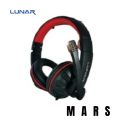 Lunar Mars Gaming Headphone with Mic - For Mobile , PC ,Tablets, Laptop, PS4, PS5, Xbox One. 