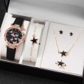 Butterfly Jewelry and Fashionable 6Pcs Quartz Watches for Women On-the-Gofor Women Ladies. 