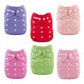 0-3 Years Old Baby Reusable Adjustable Washable Diapers. 
