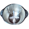 Portable 3 Litre 6 Titanium Blades Stainless Steel Electric Meat Grinder / Chopper / Mincer 4  / 6 Blades Silver Crest 2 in 1 1000 watts with Mixer Kolax / Silver Crest/ GSNationa. 