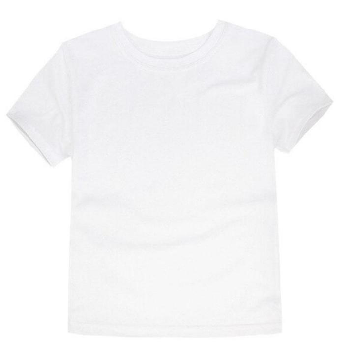 Round Neck Plain T-shirt For Kids