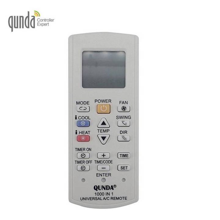 Universal Remote AC Split & Inverted with LCD 1000 In 1 | Daraz.pk