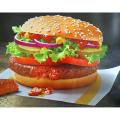 Size: 1.8 x 1 feet- Fresh Yummy Tempting Beef Burger Fast Food Design Self Adhesive Printed Wall Stickers And Laptop Vinyl Skin Decals for Restaurants, Kitchen , Shop , Stall , office, cooks, Home and Decor Lover- Multi color. 