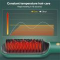 Original Hair Straightener Brush Straightening Comb for Women with 5 Temp 20s Fast Heating & Anti-Scald. 