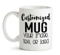 Customized  Coffee Mug , Custom Gifts, Logo, Text,  Photo  of your choice / design  (PERFECT GIFT ITEM / Gift for girls )). 