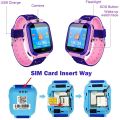 TOP【 24h Ship+Ready stock】COD FREE Shipping+ Q12 Kids Smart Watch Children Phone Jam Tangan Telefon Budak Lelaki Smart watch Location Call Voice Flashligh. 