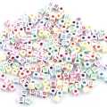 200 Pcs  Alphabet Beads for Jewelry Making Acrylic Beads Bracelets Kit for DIY Craft Necklaces Key Chains Making. 