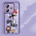 Xiaomi Redmi 13 redmi13 12 Fashion Harry Potter Wand Phone Case Silicon Plated Camera Frame Case Shockproof Cover. 