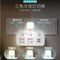 Two hole socket converter, to 3-pin household plug board, Taiwan Japan item 2-pin conversion plug, dual head. 