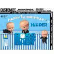 Birthday Backdrop Boss Baby Theme (Pana-flex). 