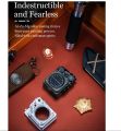 Muzen Wild Mini Portable Bluetooth Speaker, Rugged Outdoor Wireless Waterproof with Flashlight, Crystal Clear Sound, Metal Cool Look, for Adventure, Travel, Home - Green. 
