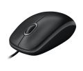 (Without Box ) Logi-tech B100/ m90 M100 M-U0026 Wired USB Mouse, 2-Buttons, Optical Tracking, Ambidextrous PC / Mac / Laptop OPTICAL USB MOUSE - Black. 
