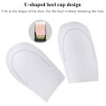 KOTLIKOFF Invisible Height Increase Silicone Socks Gel Heel Pads Heel Cushion Soles Insole Foot Massage Orthopedic Arch Support. 