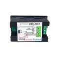 4 in 1 Digital LCD Solar Volt Amp Watt Energy Meter DC Voltmeter Ammeter with Shunt DC Power Meter DC 14.00-600.0V 0-100A. 