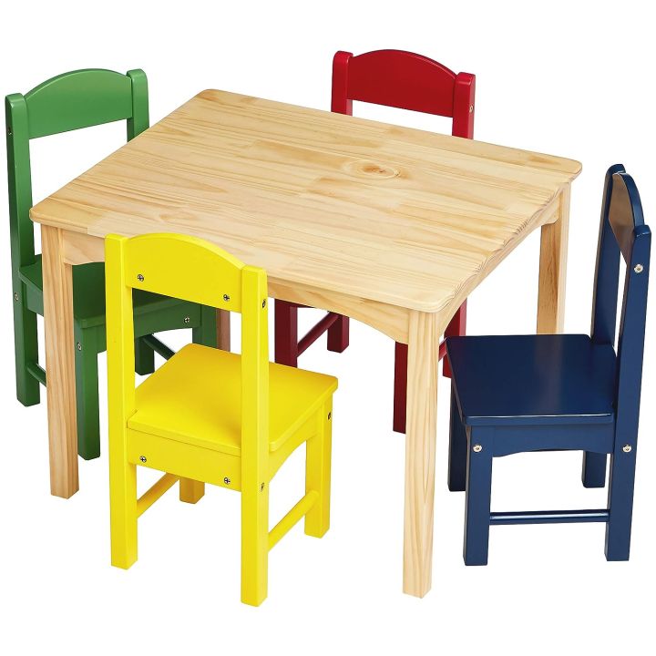 Wooden%20and%20Multicolor%20Kids%20Table%20Set%20-%204%20Chairs%20Included%20%7C%20Kids%20Furniture%20for%20Playroom%20or%20Study%20Room%20%7C%20Durable%20and%20Safe%20%7C%20Perfect%20for%20Arts,%20Crafts,%20and%20Learning%20-%20Image%202