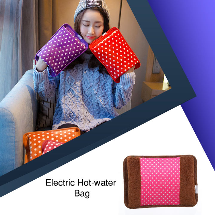 Electric Heating Pad - Heat Pouch Hot Water Bottle Bag Back Full Body Pain Relief Heating Pouch