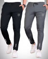 Pack of 2 Men Reflective logo Multicolor Trousers Gym Wear. 