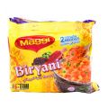 Maggi 2 Minutes Biryani Noodles 77g (pack of 1). 