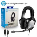 HP Gaming Headset H220GS Wired Stereo Noise Cancelling Gaming Headphone Black Cool lighting design USB jeck with Microphone for PC Laptop. 