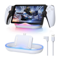 Charging Dock Station for Portal, Charger Stand for Portal with RGB Light and USB C Charging Cable Easy Install Easy to Use. 