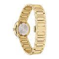 Versace Virtus Mini Duo Gold Stainless Steel Red Dial Quartz Watch for Ladies - VET300321. 