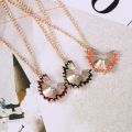Diy New Creative Pencil Fragment Pendant Lady Necklace Black Red Pencil Shavings Alloy Pendant Girl Jewelry. 