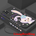 Casing Infinix Note 10 pro Infinix Note 10 back cover phone case softcase liquid silicone protector smooth shockproof bumper cover new design rabbit cartoon ytdxt02. 