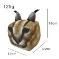 12*12*19cm 3D Huge Square Cat Plush Raise A Floppa Games Cat Stuffed Animals Kawaii Plushie Big Cat Doll Kids Soft Peluche Toys. 