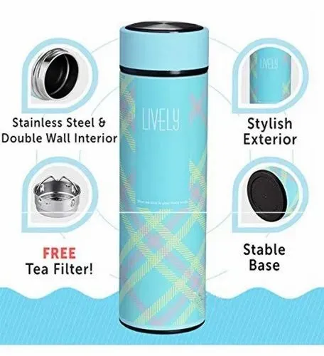 Burberry%20Check%20Print%20Vacuum%20Insulated%20Stainless%20Steel%20Water%20Bottle%20with%20Inbuilt%20Strainer,%20Travel%20Thermos%20Flask-%20500%20ML%20(Multicolor)%20-%20Image%203