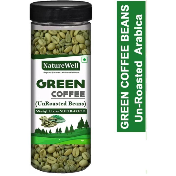 Naturewell Green Coffee Beans for Weight Loss (Unroasted) 100gram Coffee Beans