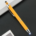 New light pen spot touch ballpoint pen LED light multi-function pen 3-in-1 can print logo metal light pen. 