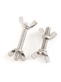 304 stainless steel butterfly screw nut set butterfly horn bolt ingot hand screw M3M4M5M12. 