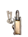 Heavy Duty Desi Tala | Brass Padlock with 2 Keys | Unbreakable Pakistani Lock | 2-Plate & 3-Plate Strong Door & Shutter Lock | Handmade Solid Brass Security Lock. 