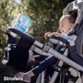 Callista Arctic Air Portable Fan, Grip Go 3 Speed Small Fan, Great Stroller Fan, Travel or Desk Fan, Cordless Personal Evaporative Air Cooler, Universal Clamp for Indoor & Outdoor Use, 360 Degree Head Swivel. 