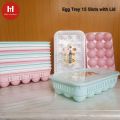 Egg Storage Tray,  30 Slots, 12 Slots Egg tray Storage Container , Eggs Holder For Refrigerator, Eggs Tray, Plastic Egg Tray For Fridge, Kitchen Eggs Storage Box, 30 Slots Refrigerator Egg Holder Tray With Lid By HALAI TRADERS. 