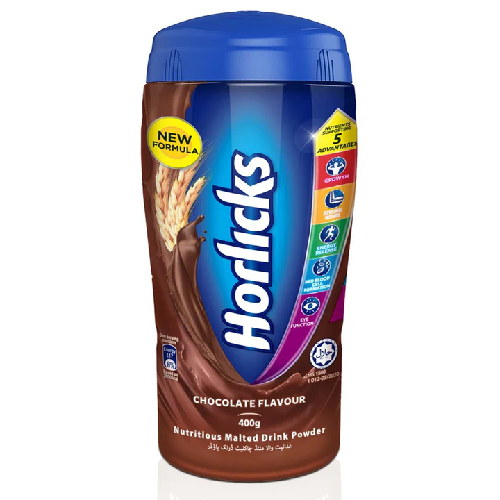 Horlicks Chocolate Flavor Milk Powder Jar 400g