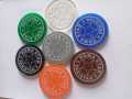 Carom Board Tournament Striker Smooth Surface Standard Size for Carrom Board Game with Case (Multicolour). 