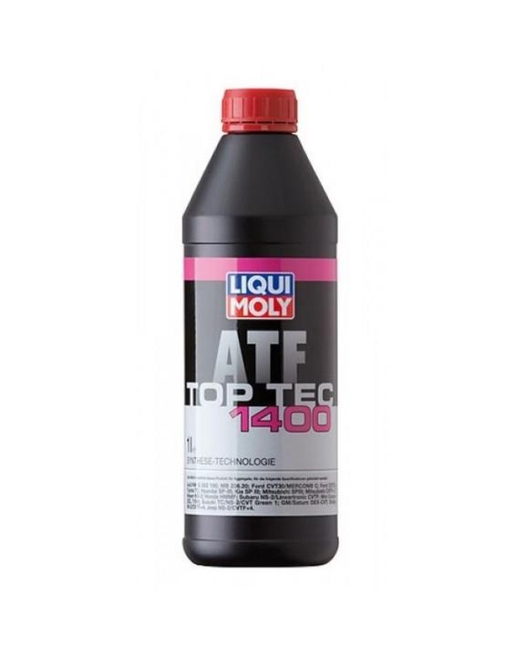 Liquimoly CVTF Atomatic Transmission Fluid TopTec 1400 Liqui Moly For latest generation CVT transmissions with steel thrust belt or traction chain.