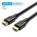 Vention HDMI 2.1 Cable 8K 60HZ 4K 120HZ 2K 240Hz 48Gbps Ultra High Speed HDR hmdi Cable Gold Plated Cable HDMI to HDMI  connector 1m 1.5m 2m 3m 5m. 