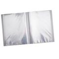 Transparent Plastic Pockets for A3 Size Displays in a File Book. 
