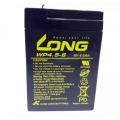 LONG BATTERY 6V 4.5AH lead acid. 