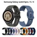 Original Silicone Strap for Samsung Watch 4 5 40mm 44mm Watch 5 Pro 45mm Sport Bracelet smartwatch Band for Galaxy Watch 4 Classic 42mm 46mm. 