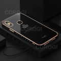 For Xiaomi Redmi Note 5 / Note 5 Pro Back Cover with Hand Strap Luxury Shiny 6D Plating Maple Leaves Pattern Protective Case Square Bumper Soft Silicone Mobile Phone Cases. 