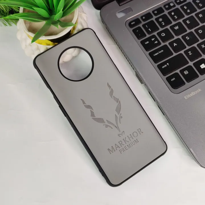 LuluMain Compatibile con OnePlus 7, OnePlus 6T Cover, Custodia Armor Anello Cavalletto (Funziona con Il Supporto Magnetico per Auto) Case Paraurti per OnePlus 7, OnePlus 6T (Rosso
